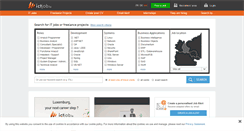 Desktop Screenshot of ictjob.lu